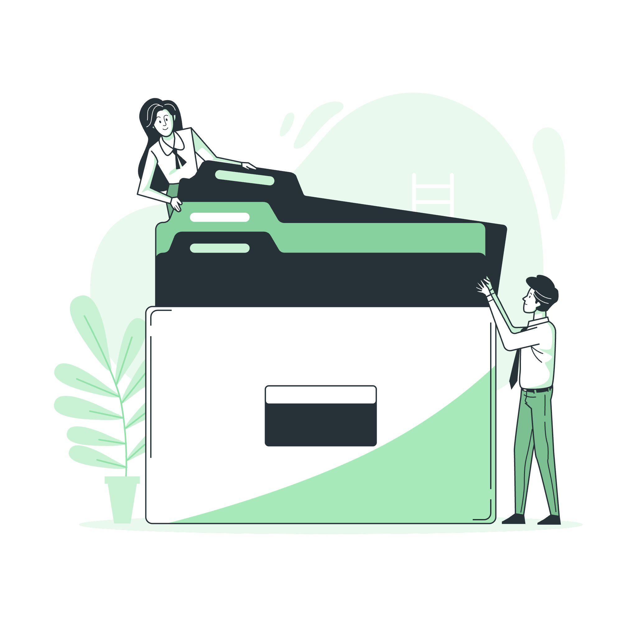 Ilustración de Trading